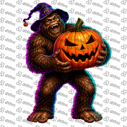 Halloween - Witchy Bigfoot Pumpkin