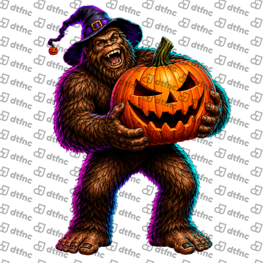 Halloween - Witchy Bigfoot Pumpkin