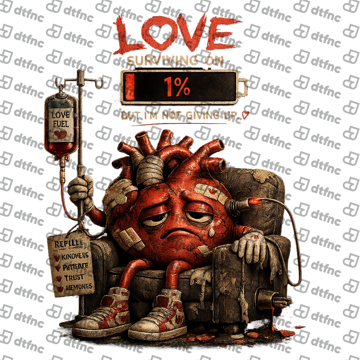Valentine's Day - Love Surviving on 1% Heart