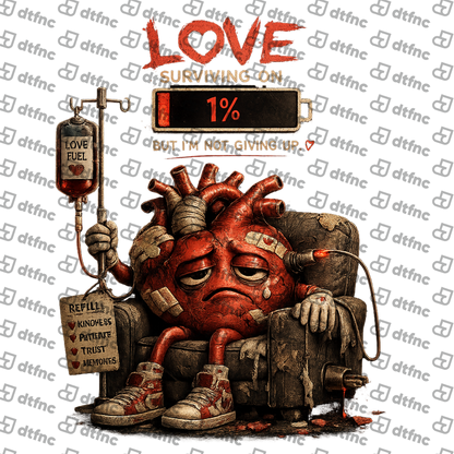 Valentine's Day - Love Surviving on 1% Heart