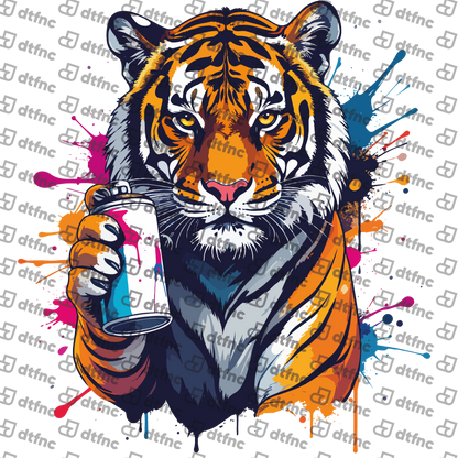 Animals - Vibrant Graffiti Tiger