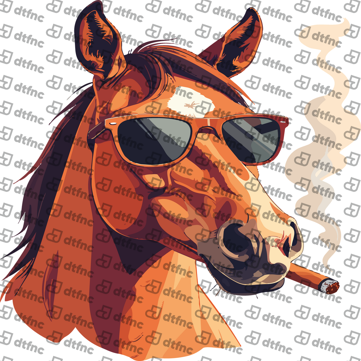Animals - Cool Smokin' Horse