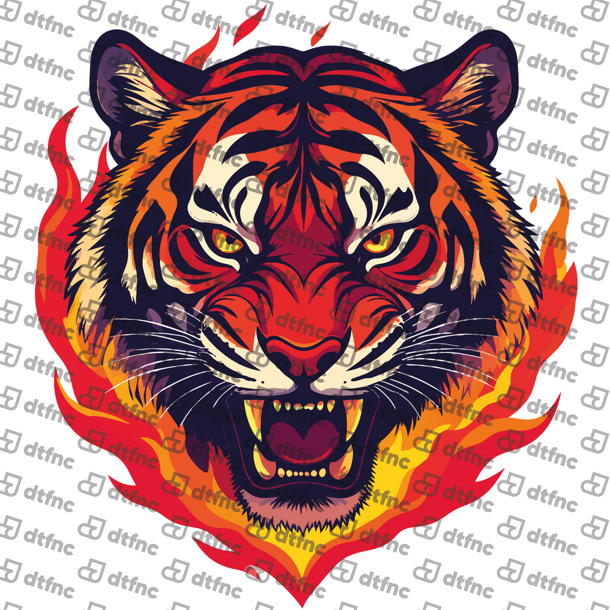 Animals - Roaring Inferno Tiger