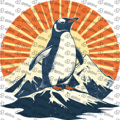 Animals - Majestic Sunrise Penguin
