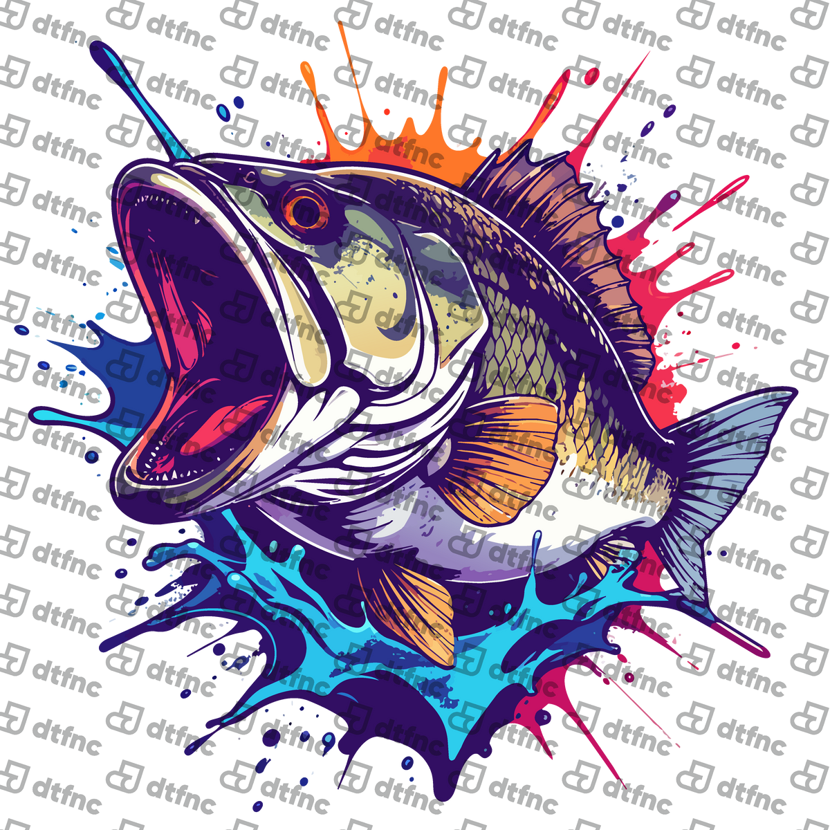 Animals - Vibrant Splash Leaping Bass