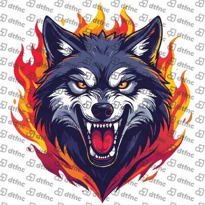 Animals - Blazing Fury Wolf