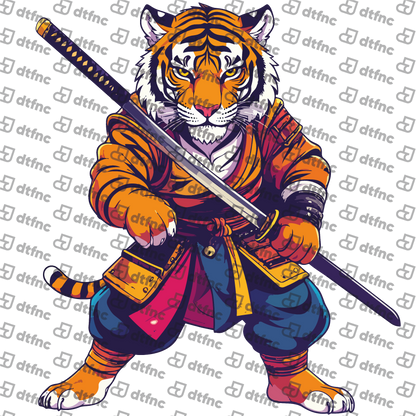 Animals - Fierce Samurai Tiger