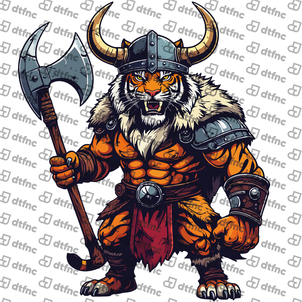 Animals - Viking Warrior Tiger