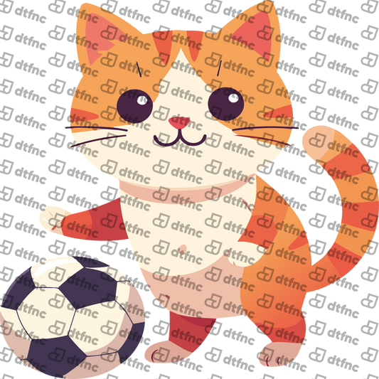 Animals - Playful Soccer Kitten