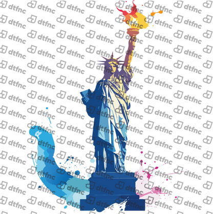4th of July - Liberty in Color Splash