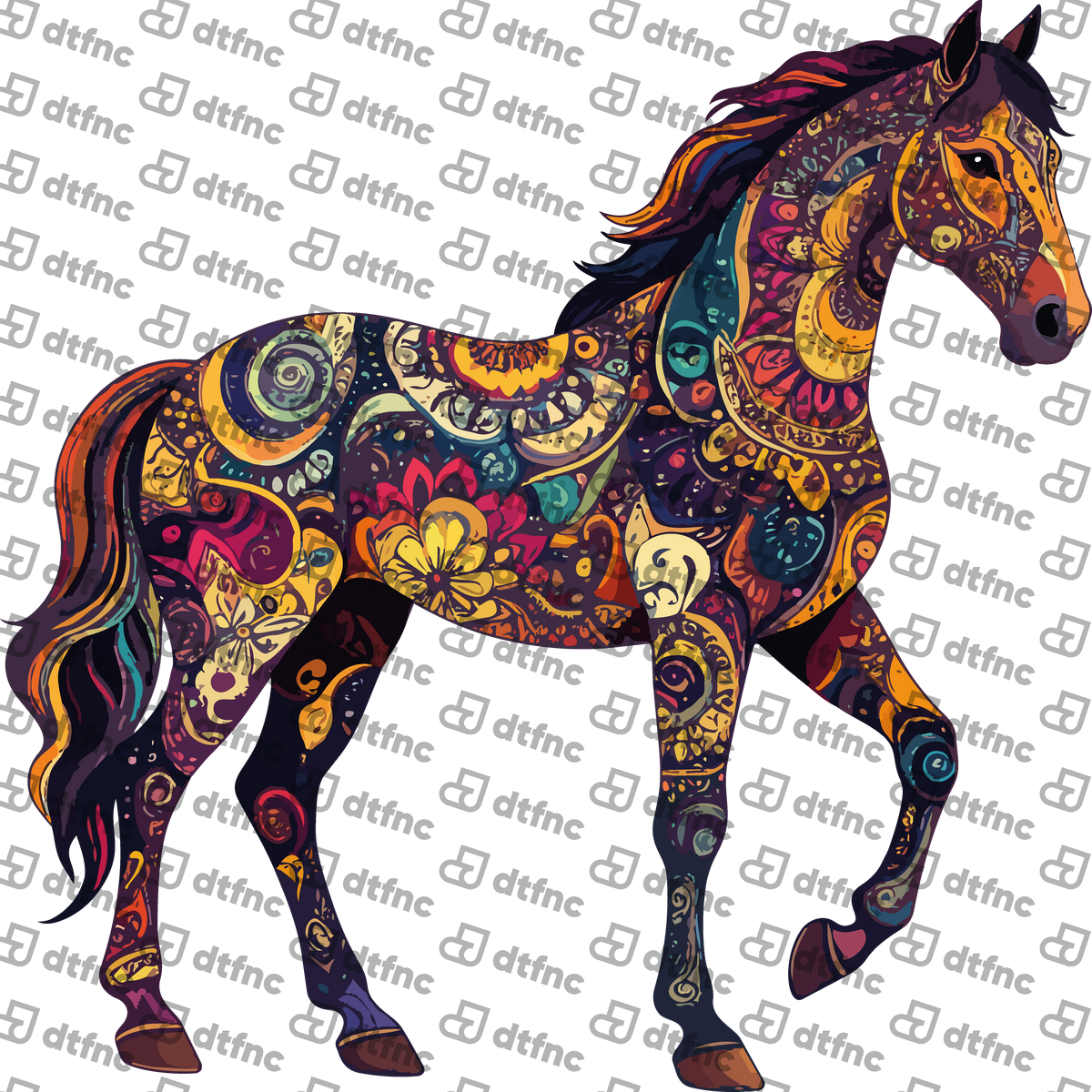 Animals - Mosaic Majesty Horse