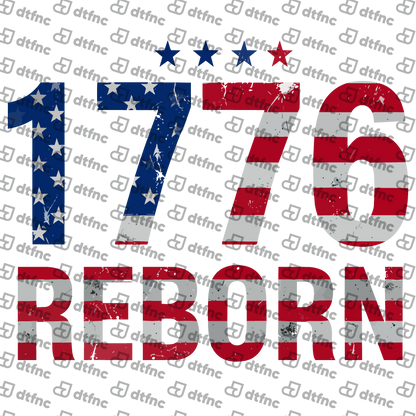 4th of July - Distressed 1776 Reborn