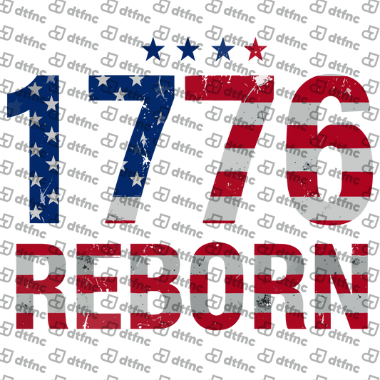 4th of July - Distressed 1776 Reborn
