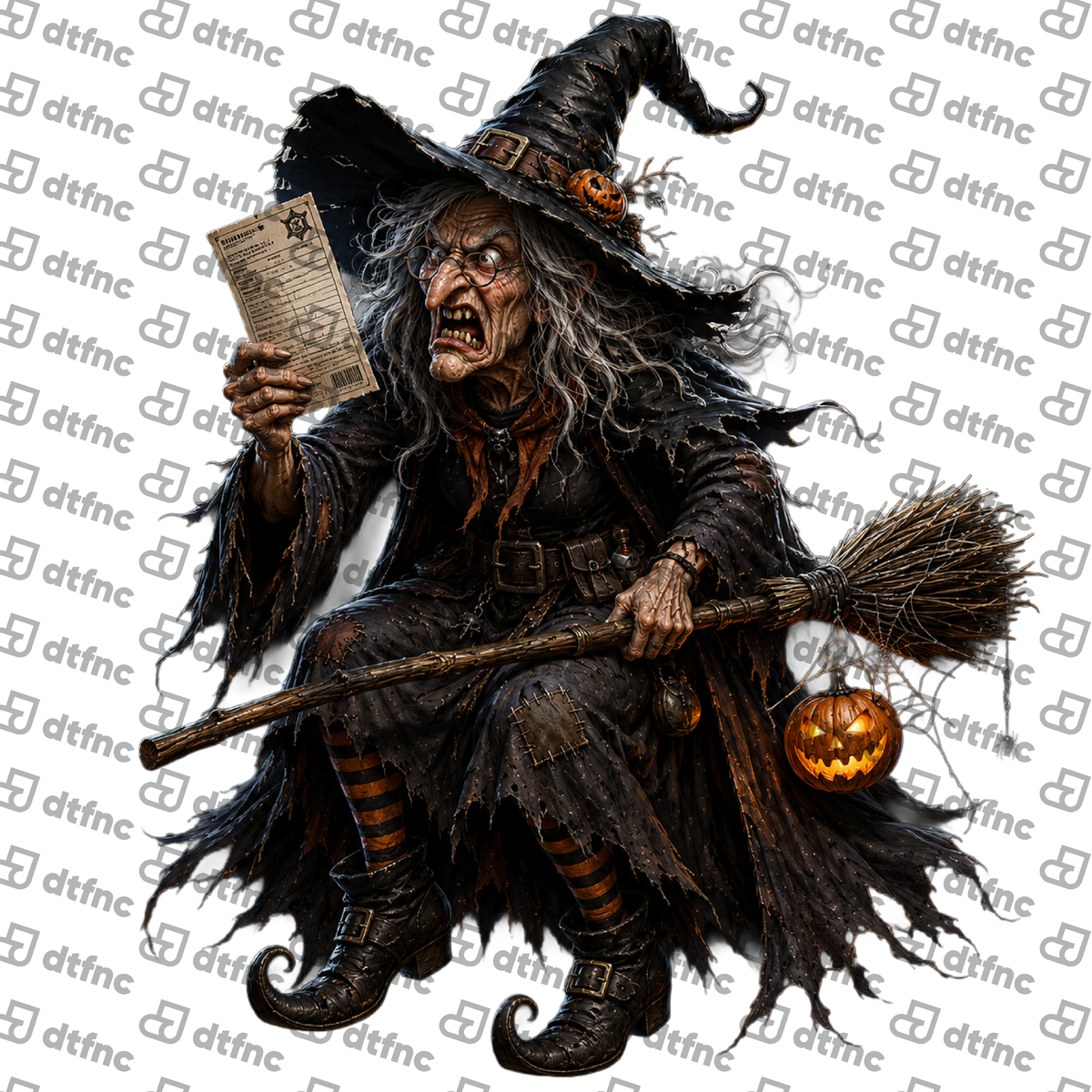 Halloween - Witchy Fine Print