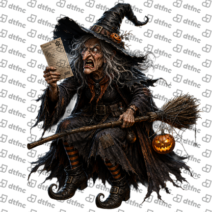 Halloween - Witchy Fine Print