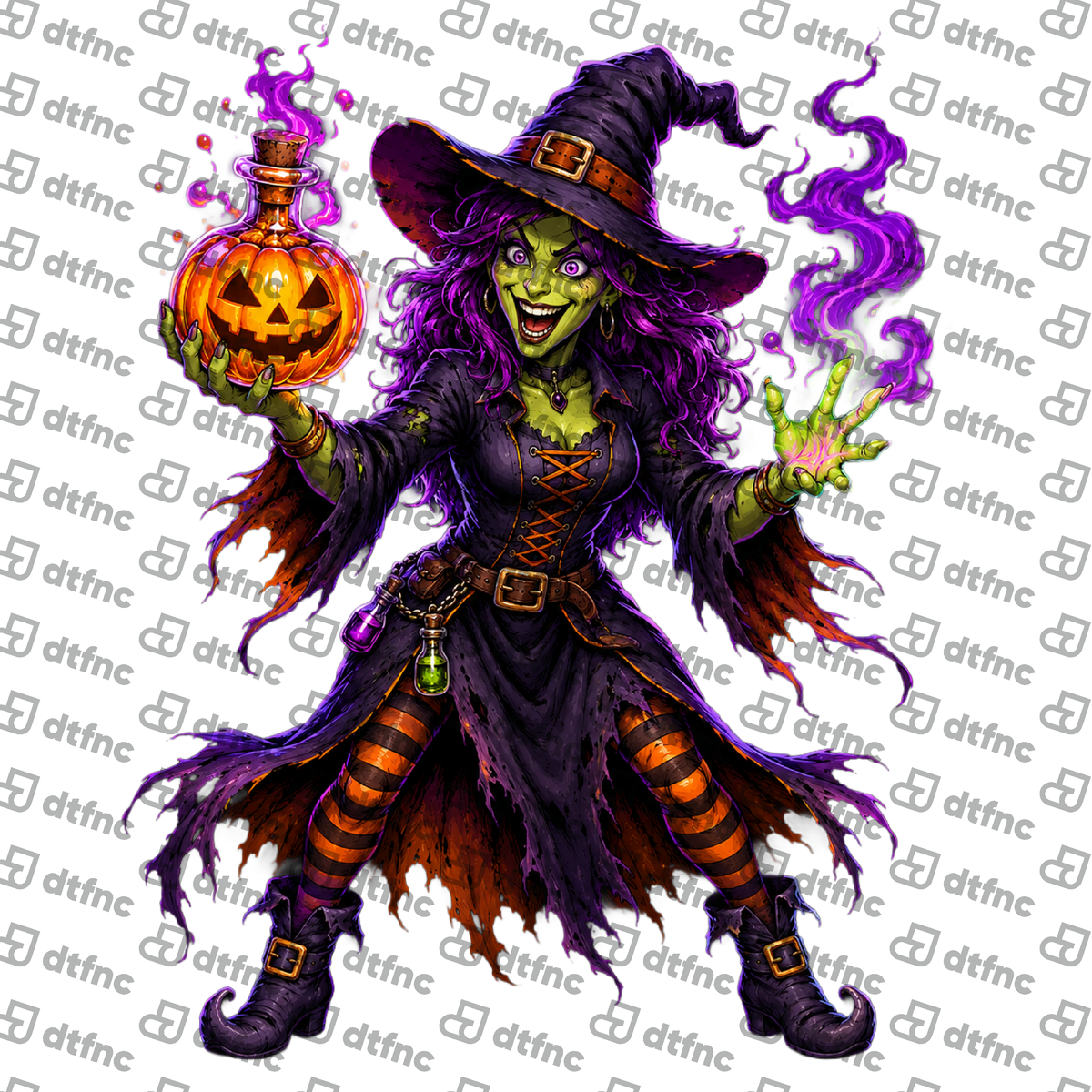 Halloween - Pumpkin Potion Witch