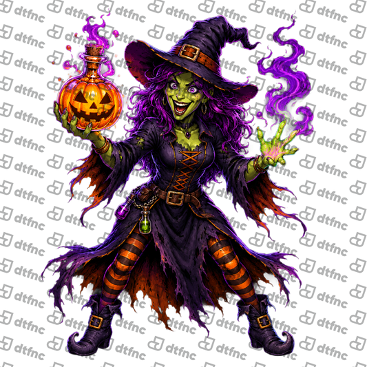 Halloween - Pumpkin Potion Witch