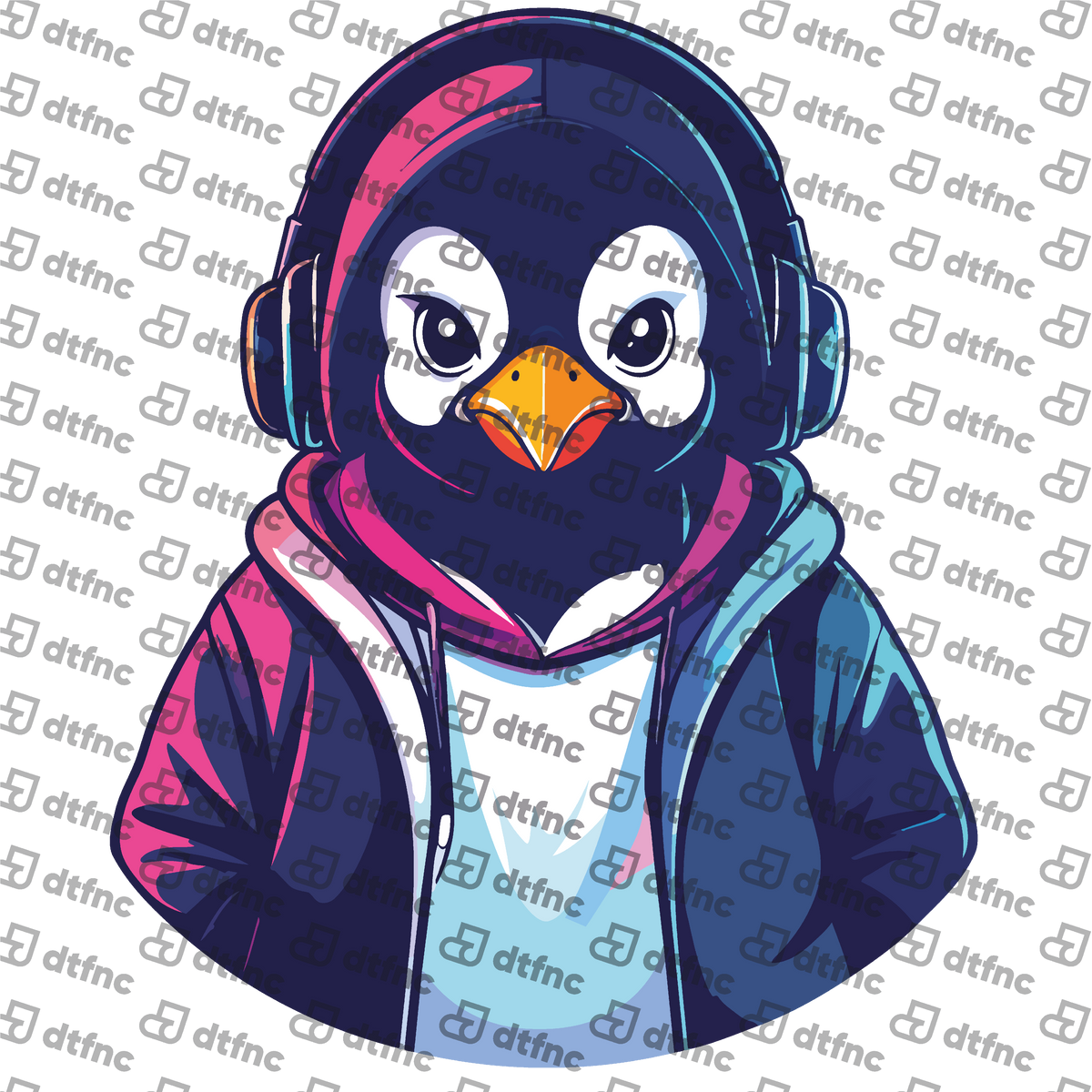 Animals - Cyber Hoodie Penguin
