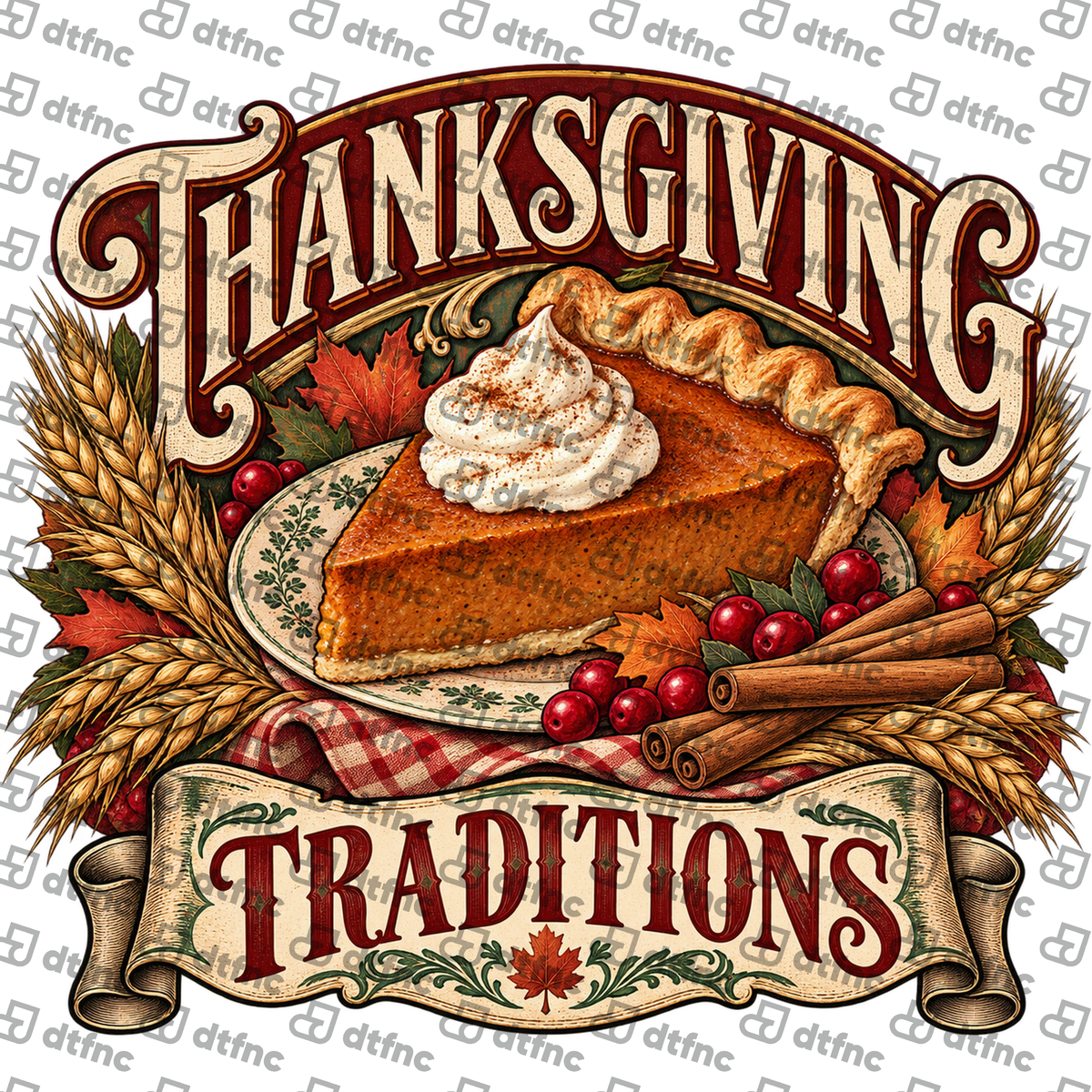 Thanksgiving - Thanksgiving Traditions Pumpkin Pie