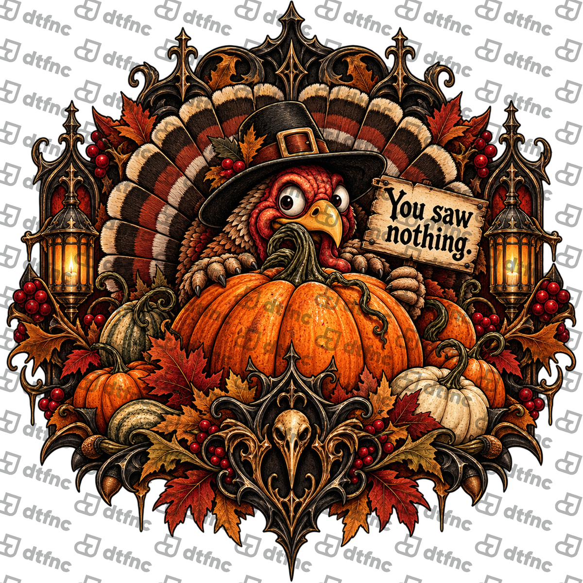Thanksgiving - You Saw Nothing Gothic Turkey