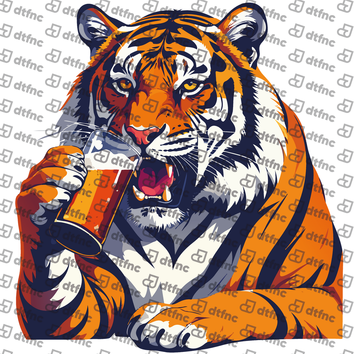 Animals - Thirsty Tiger Beer Chug