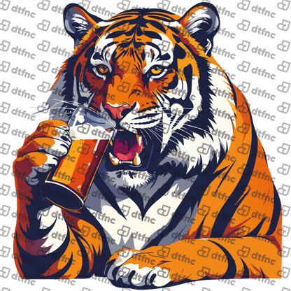 Animals - Thirsty Tiger Beer Chug