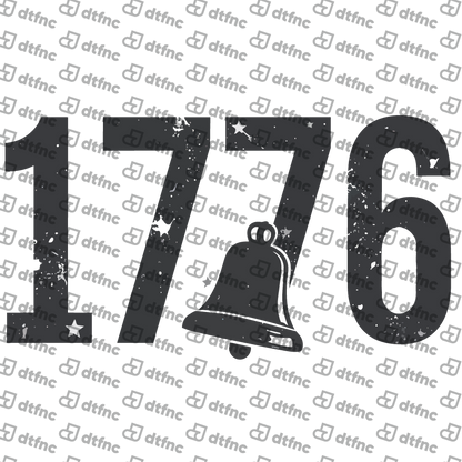 4th of July - Vintage 1776 Liberty Bell