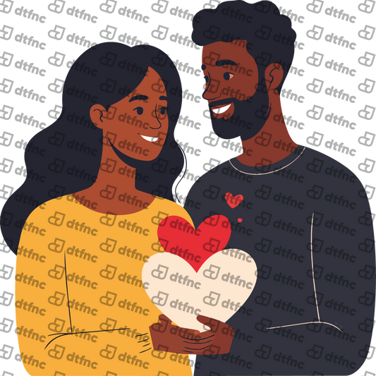 Valentine's Day - Shared Hearts Couple