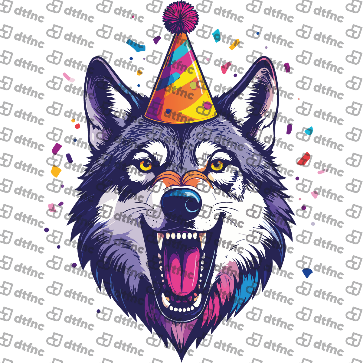 Animals - Party Animal Wolf