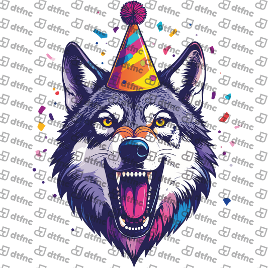 Animals - Party Animal Wolf