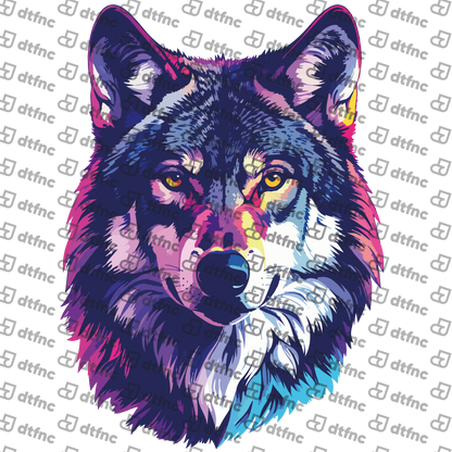 Animals - Vibrant Pop Art Wolf