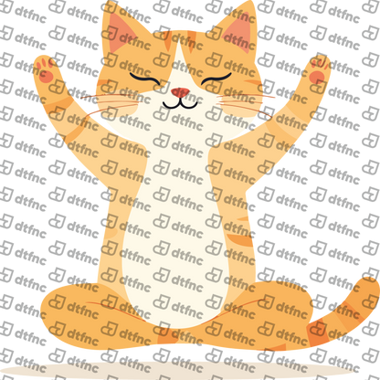 Animals - Zen Stretch Cat