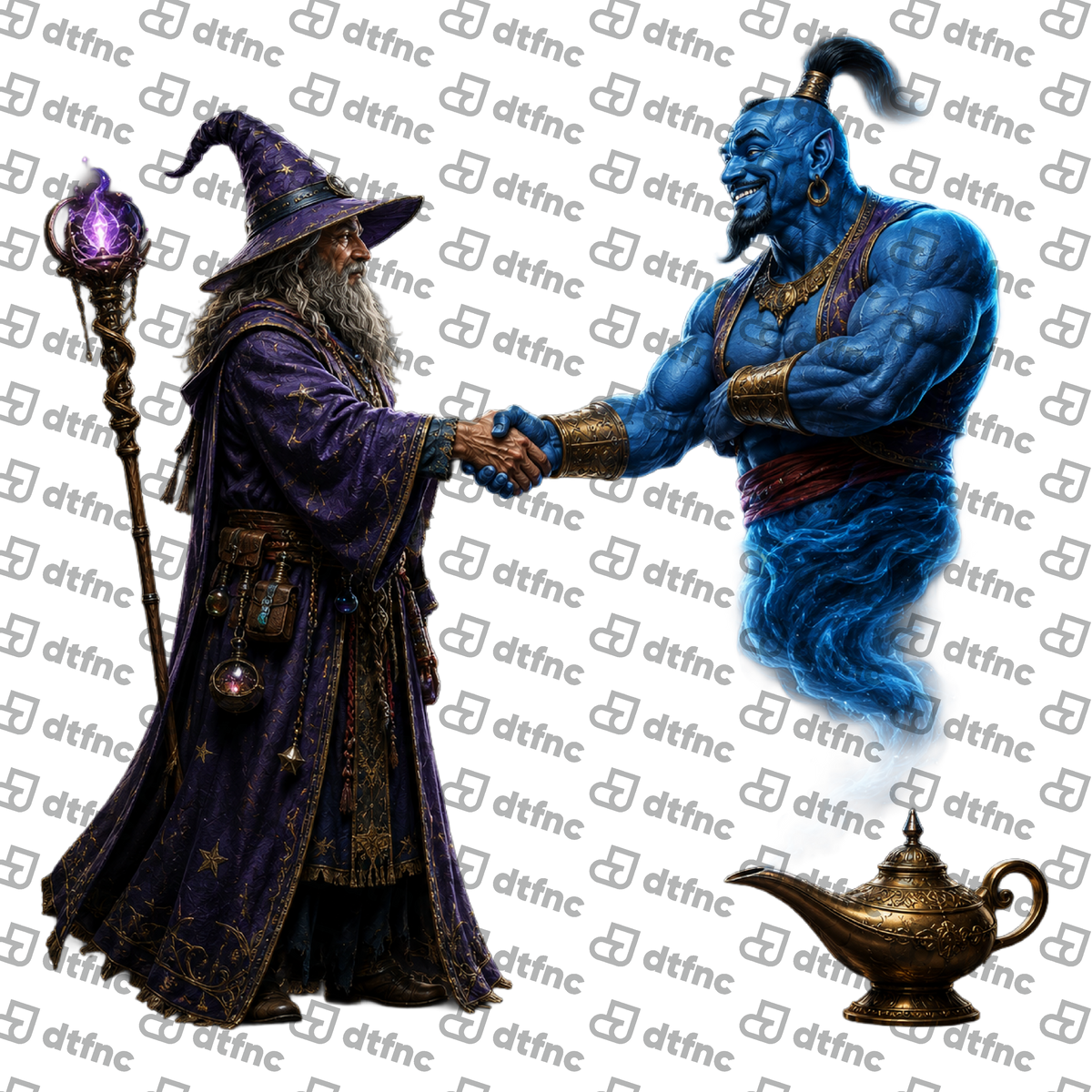 Warriors & Legends - The Wizard and the Genie’s Pact