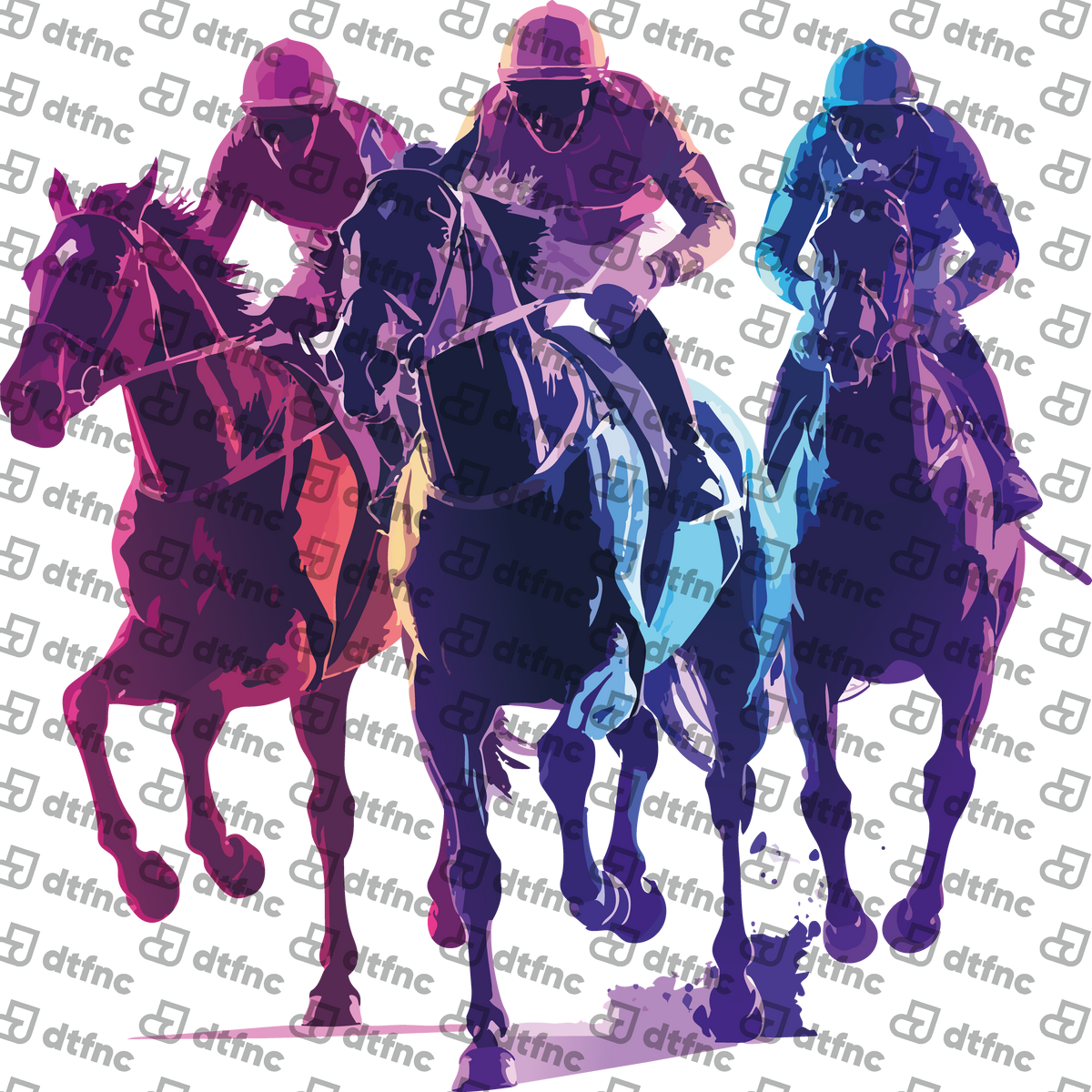 Animals - Racing Horse Trio