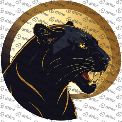 Animals - Golden Roaring Panther