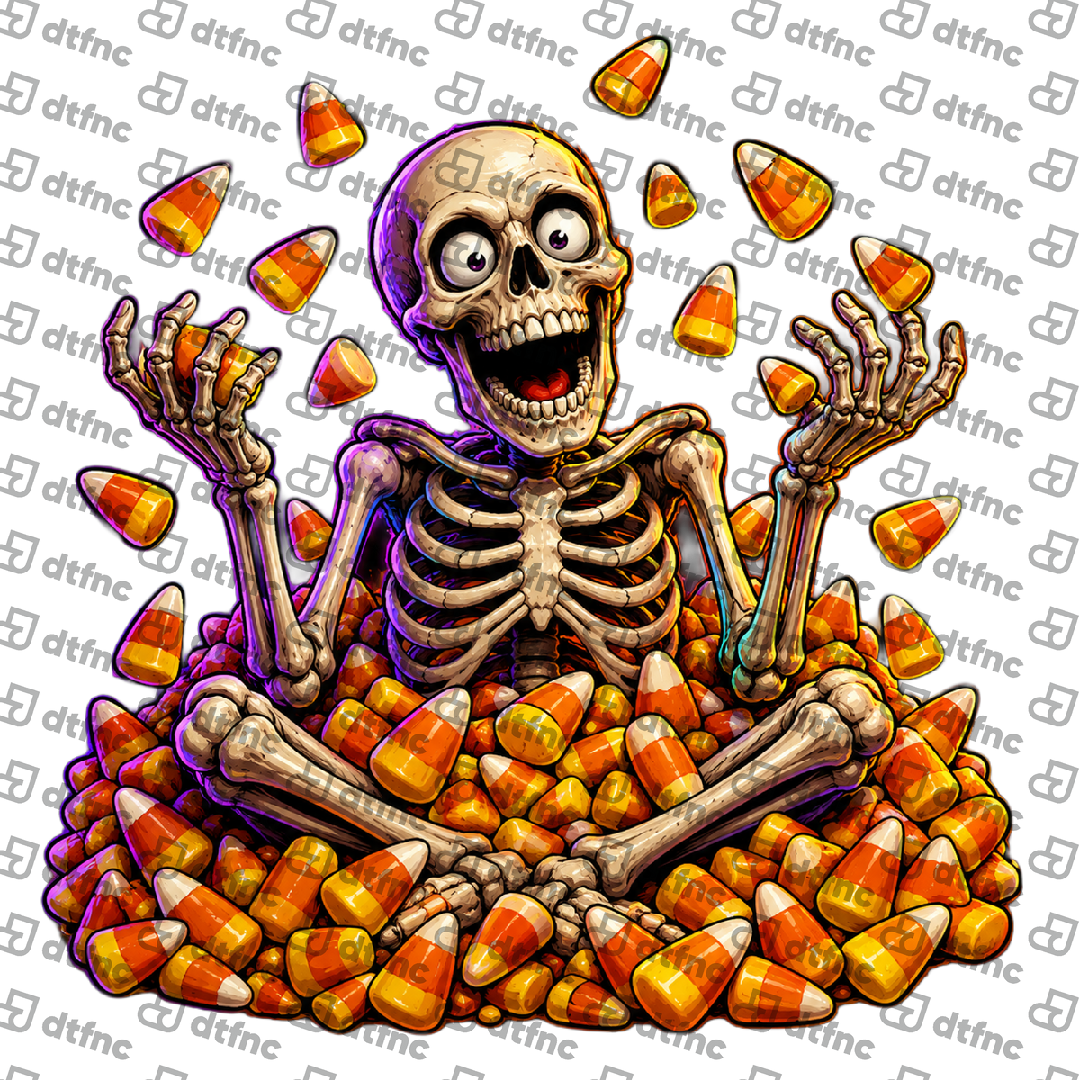 Halloween - Candy Corn Skeleton