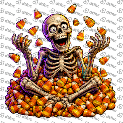 Halloween - Candy Corn Skeleton