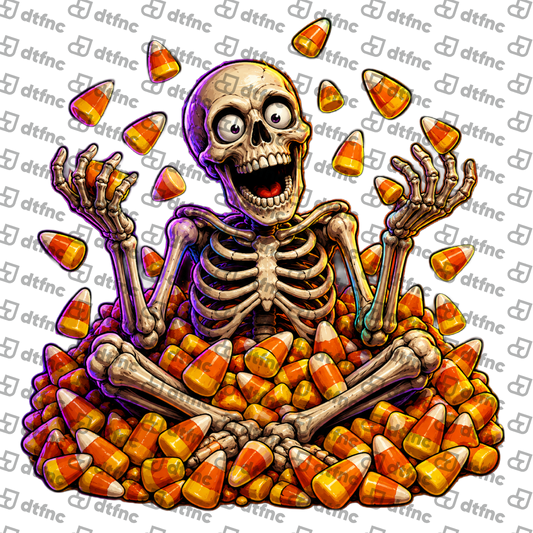 Halloween - Candy Corn Skeleton