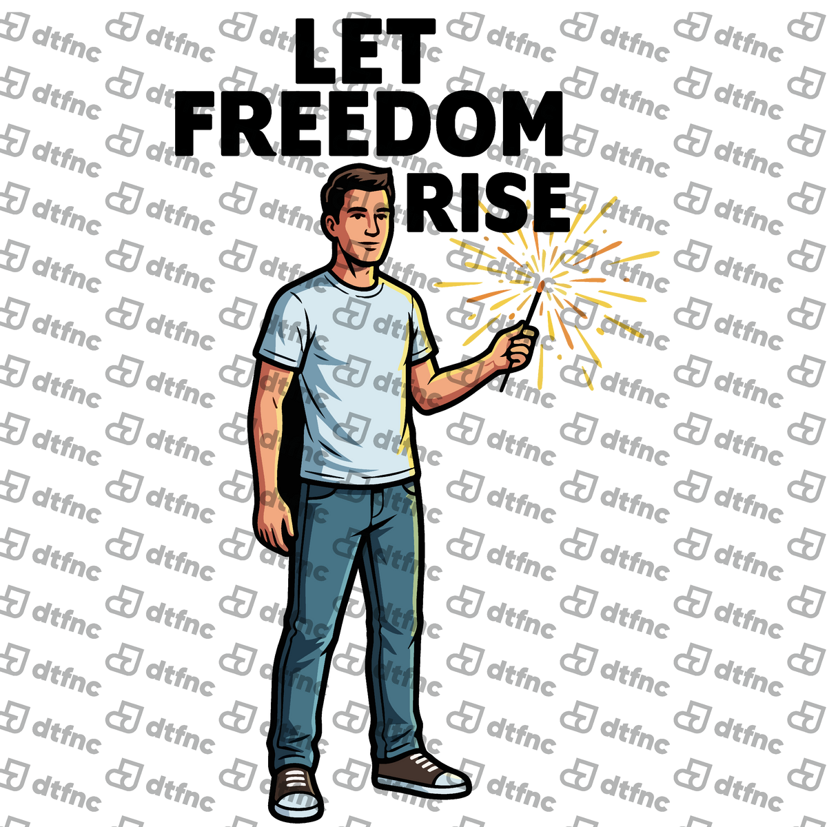 4th of July - Let Freedom Rise Sparkler