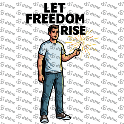 4th of July - Let Freedom Rise Sparkler