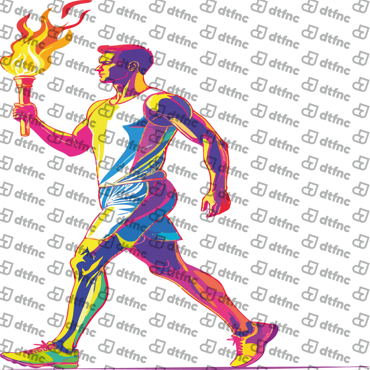 Winter Olympics - Neon Torchbearer Sprint