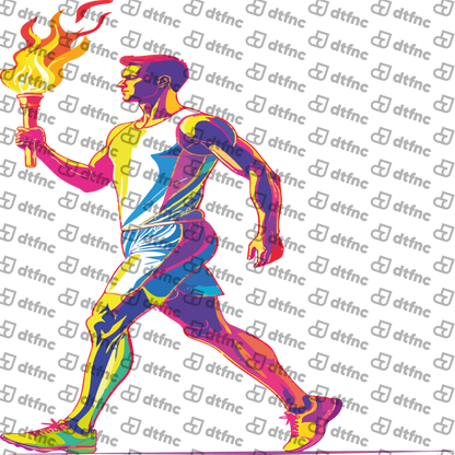 Winter Olympics - Neon Torchbearer Sprint