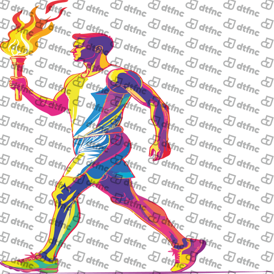 Winter Olympics - Neon Torchbearer Sprint