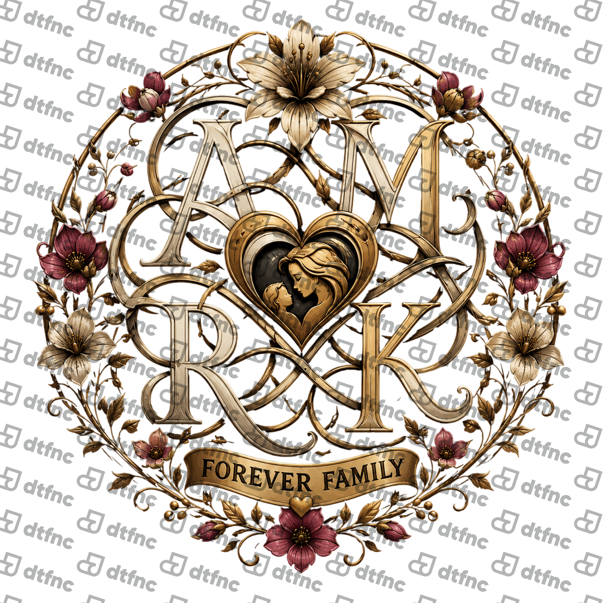 Mother's Day - Forever Family Floral Heart