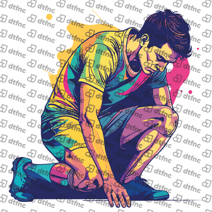 Soccer - Neon Focus Soccer Player