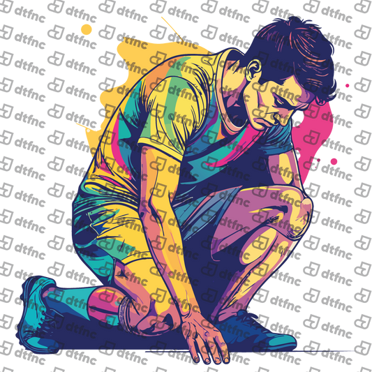 Soccer - Neon Focus Soccer Player