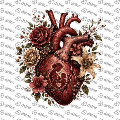 Mother's Day - A Mother's Heart Floral Anatomy