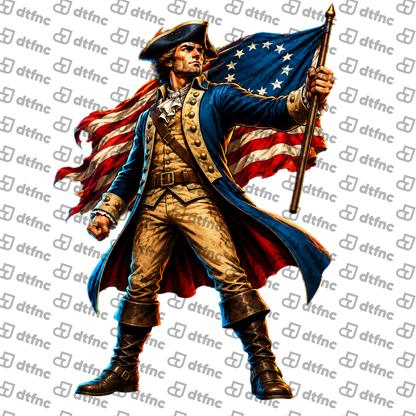 4th of July - 1776 Patriot Standard Bearer