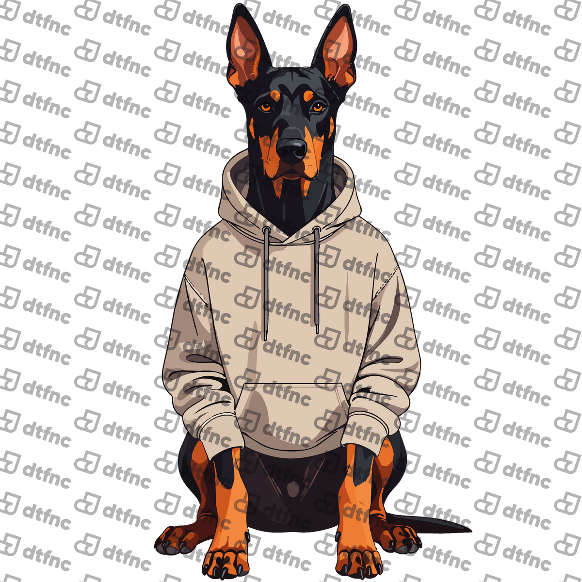 Animals - Urban Hooded Doberman