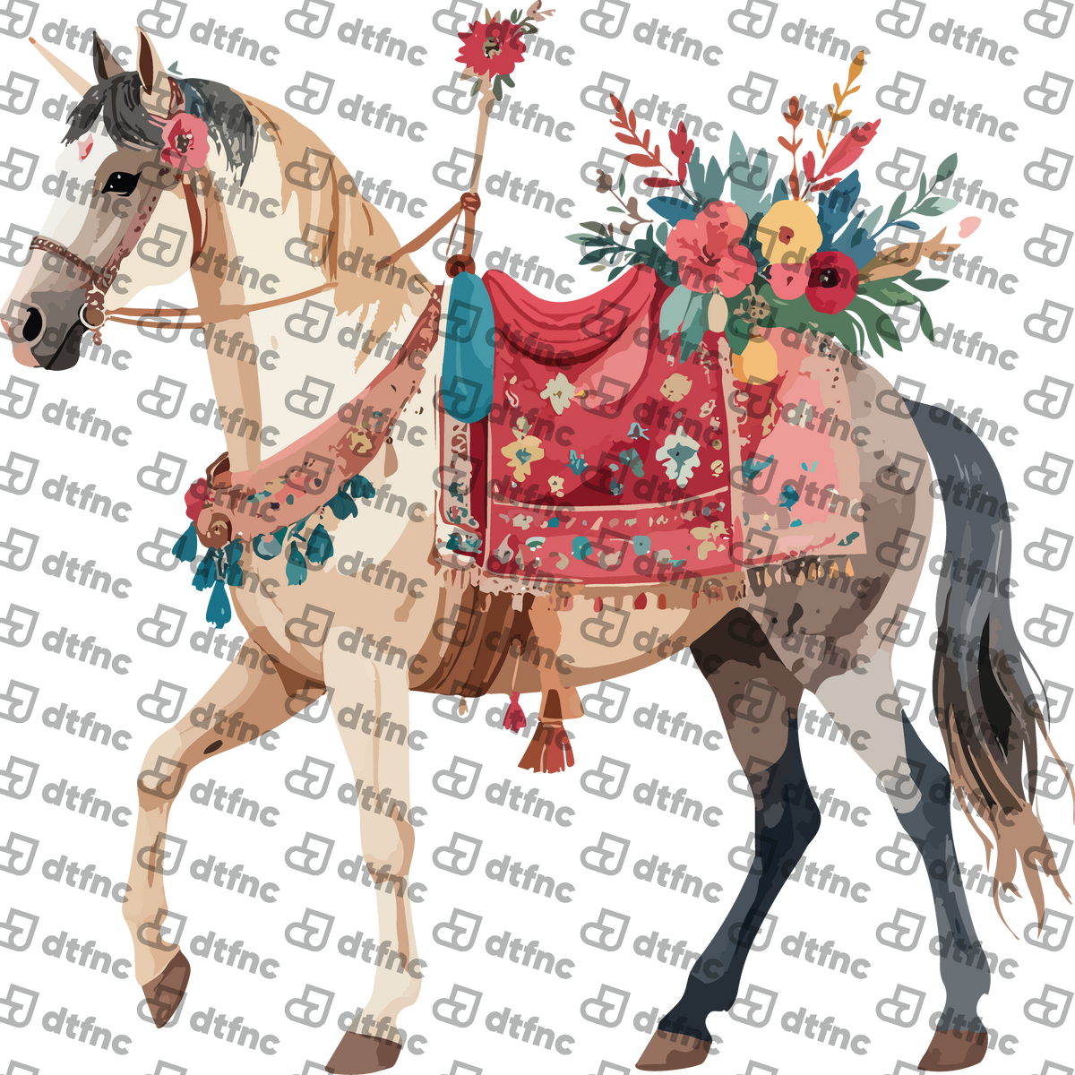 Animals - Floral Festival Horse